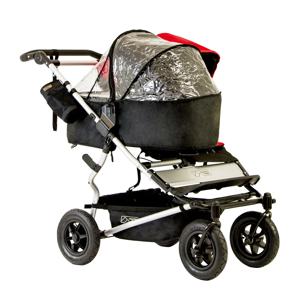 Mountain Buggy Regenverdeck Für Babywanne Ab 2014+ Duet Tragetaschen – Bild 2