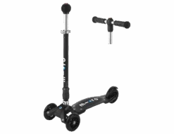 Micro Kickboard Compact Black Kinderroller KB0020